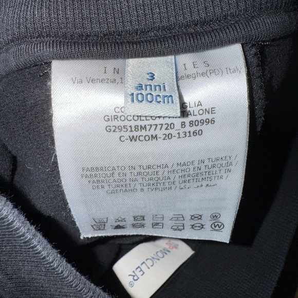 Moncler Blue and Black Joggers Sweatpants - Picture 4 of 6